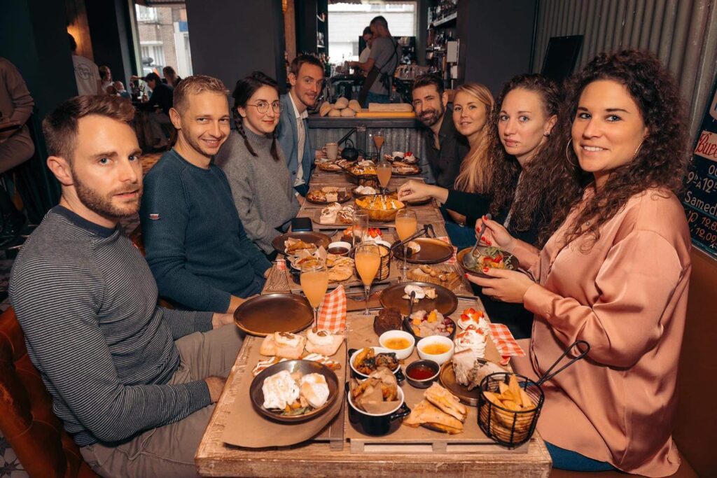 Brunch in grote groep of verjaardag